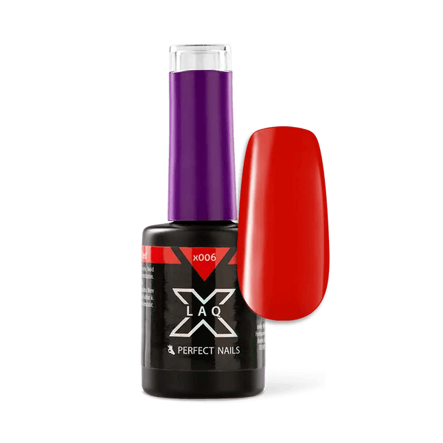 LacGel LaQ X gelio lakas 8 ml - Ferrari Red X006 - The Red Classics - Beauty Kit