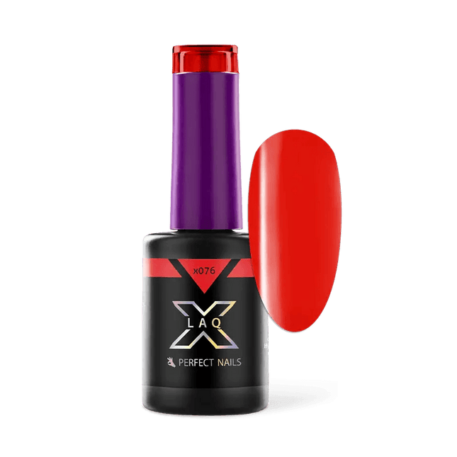 PERFECT NAILS LAQ X gelinis lakas Red Spring X076, 8 ml. - Beauty Kit