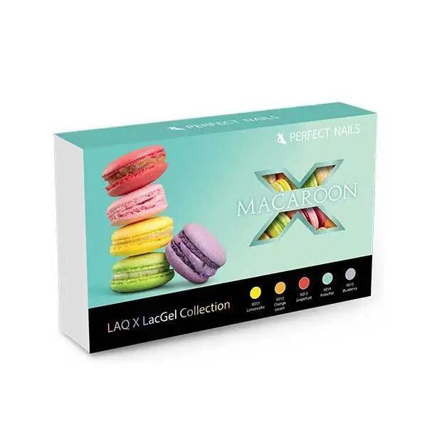 PERFECT NAILS LAQ X Macaroon gelinių lakų rinkinys - Beauty Kit