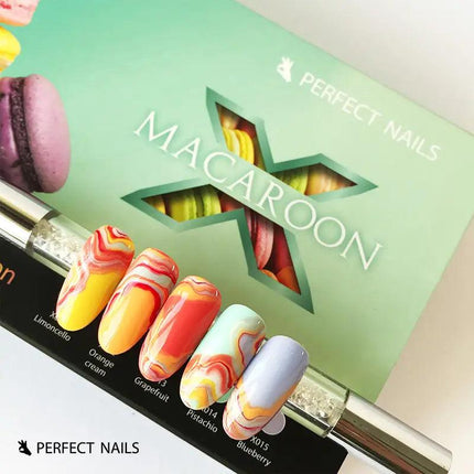 PERFECT NAILS LAQ X Macaroon gelinių lakų rinkinys - Beauty Kit