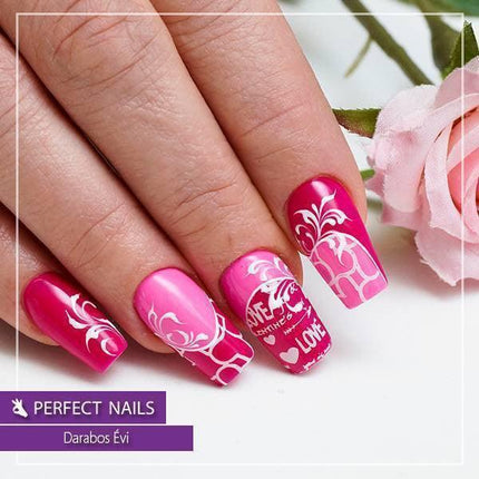 PERFECT NAILS Love nagų atspaudavimo plokštelė - Beauty Kit