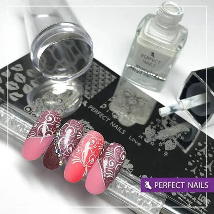 PERFECT NAILS Love nagų atspaudavimo plokštelė - Beauty Kit