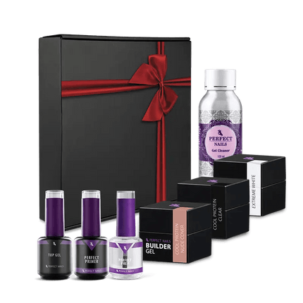 PERFECT NAILS Luxury Gel Kit Cool gelio rinkinys - Beauty Kit