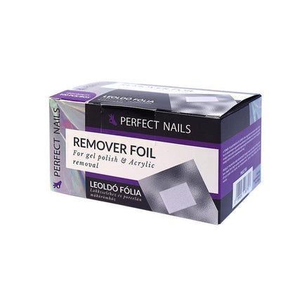 PERFECT NAILS Remover Foil lako šalinimo folija, 100 vnt. - Beauty Kit