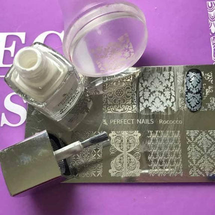 PERFECT NAILS Rococco nagų atspaudavimo plokštelė - Beauty Kit