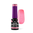 PERFECT NAILS Rubber Base guminis bazės pagrindas GLITTER PUNCH, 4 ml - Beauty Kit