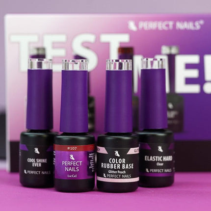 PERFECT NAILS Test Me Set bandomasis gelių rinkinys - Beauty Kit