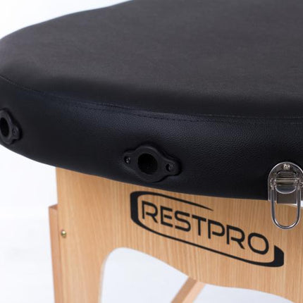 RESTPRO® Classic Oval 2 Black (чёрный цвет) массажный стол (кушетка)