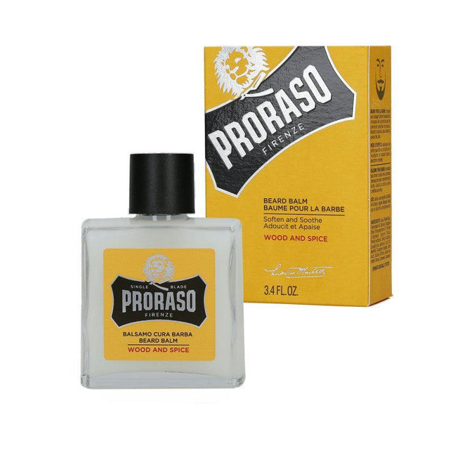 PRORASO WOOD AND SPICE barzdos balzamas, 100 ml - Beauty Kit