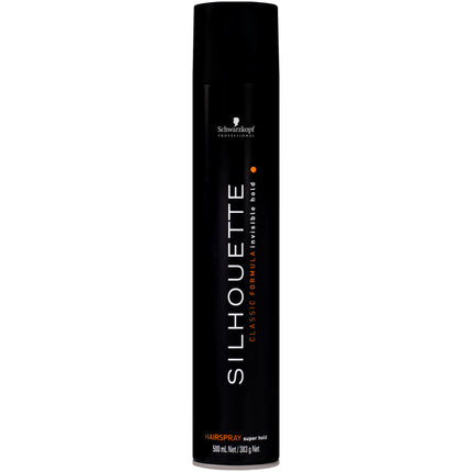 Schwarzkopf SILHOUETTE Black labai stiprios fiksacijos plaukų lakas, 500ml - Beauty Kit