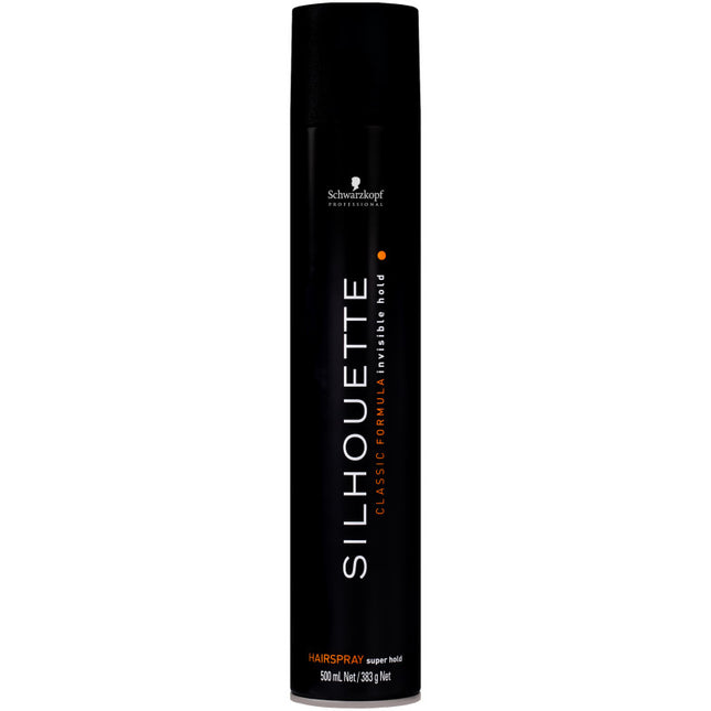 Schwarzkopf SILHOUETTE Black labai stiprios fiksacijos plaukų lakas, 500ml - Beauty Kit