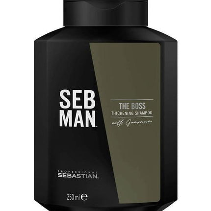 SEBASTIAN PROFESSIONAL SEBMAN The Boss Thickening tankinantis plaukus vyrams skirtas šampūnas, 250 ml - Beauty Kit