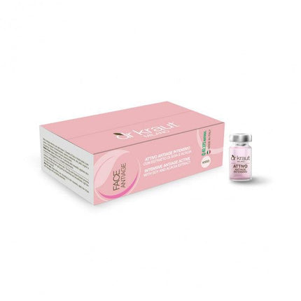 Stangrinantis veido odos serumas su sojos ir akacijos ekstraktais DR KRAUT ITALY, 6x6 ml - Beauty Kit