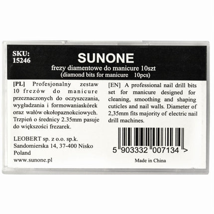 SUNONE deimantinių antgalių rinkinys, 10 vnt - Beauty Kit