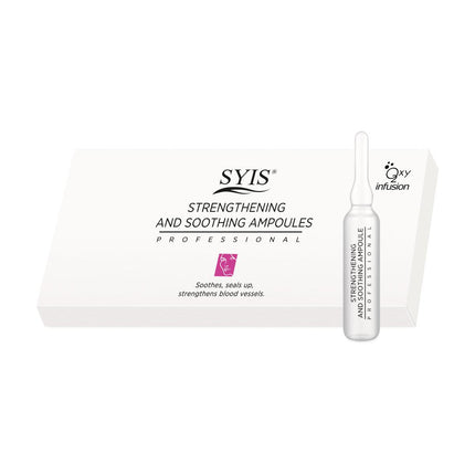 SYIS stiprinančios ir raminančios ampulės kuperozinei odai, 10x3 ml - Beauty Kit