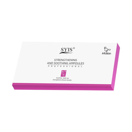 SYIS stiprinančios ir raminančios ampulės kuperozinei odai, 10x3 ml - Beauty Kit