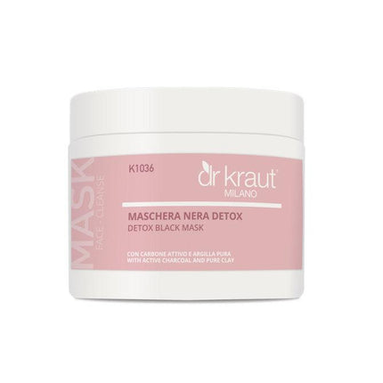 Valanti veido odos kaukė su aktyviąja anglimi ir moliu DR KRAUT ITALY, 500 ml - Beauty Kit