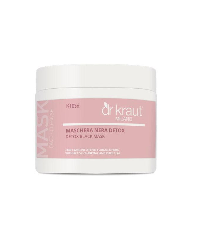 Valanti veido odos kaukė su aktyviąja anglimi ir moliu DR KRAUT ITALY, 500 ml - Beauty Kit