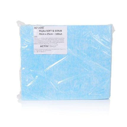 Vienkartiniai neaustiniai rankšluostukai SOFT&SCRUB 20x25cm.,100 vnt. - Beauty Kit