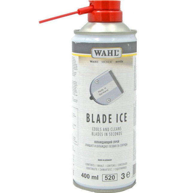 WAHL BLADE ICE 4in1 kirpimo mašinėlės ašmenų vėsinimo purškalas, 400 ml - Beauty Kit