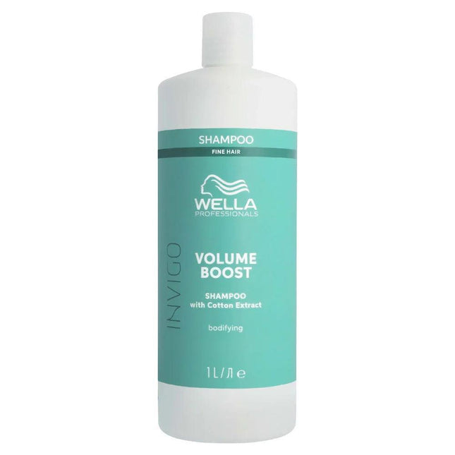 WELLA PROFESSIONALS INVIGO VOLUME BOOST apimties suteikiantis šampūnas, 1000 ml - Beauty Kit