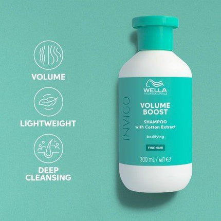 WELLA PROFESSIONALS INVIGO VOLUME BOOST apimties suteikiantis šampūnas, 1000 ml - Beauty Kit