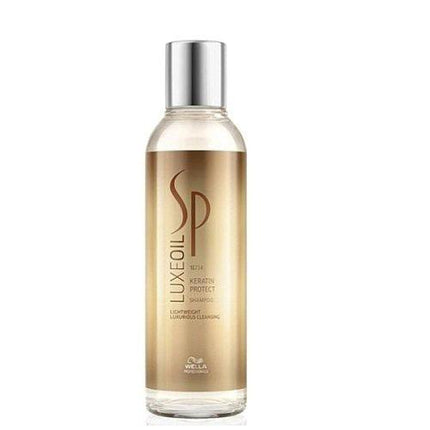 WELLA SP LUXE OIL Keratin Protection plaukų šampūnas apsaugantis keratiną, 200 ml - Beauty Kit