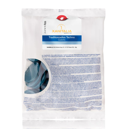 XANITALIA depiliacinio vaško diskai AZULENE TECHNO HARD WAX, 1 kg - Beauty Kit