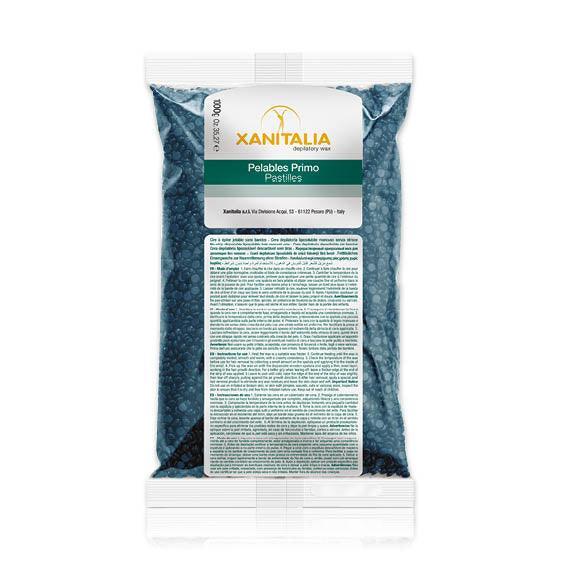 XANITALIA depiliacinio vaško granulės AZULENE, 1000 g - Beauty Kit