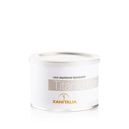 XANITALIA depiliacinis vaškas WHITE TITANIUM STRIP WAX, 400 ml - Beauty Kit