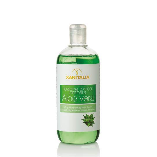 XANITALIA raminantis losjonas prieš depiliaciją ALOE VERA, 500 ml - Beauty Kit